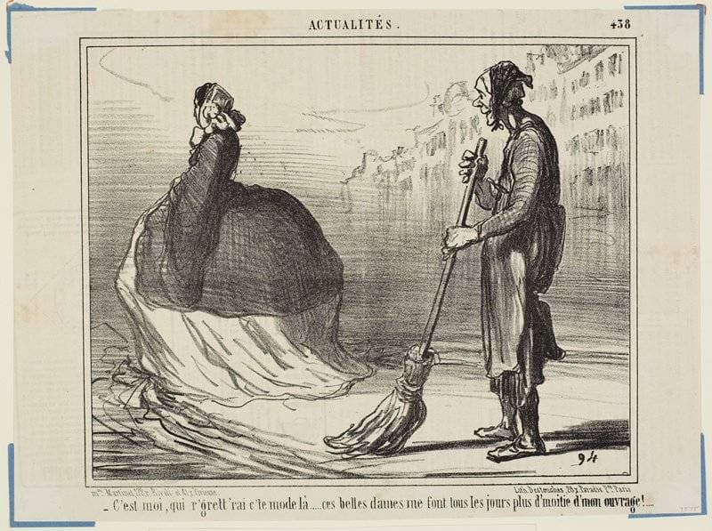 I should regret this style. . . These great ladies make my work less every day! — Honoré Daumier