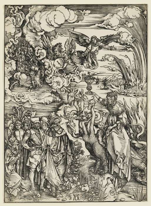 The Babylonian Whore — Albrecht Dürer