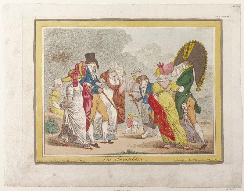 Les Invisibles — James Gillray