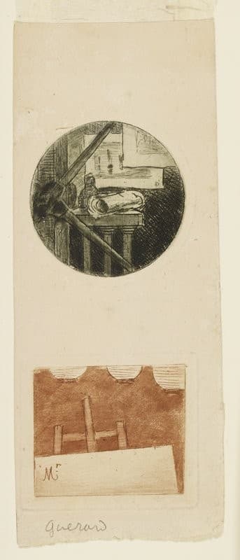Place Card — Henri-Charles Guérard