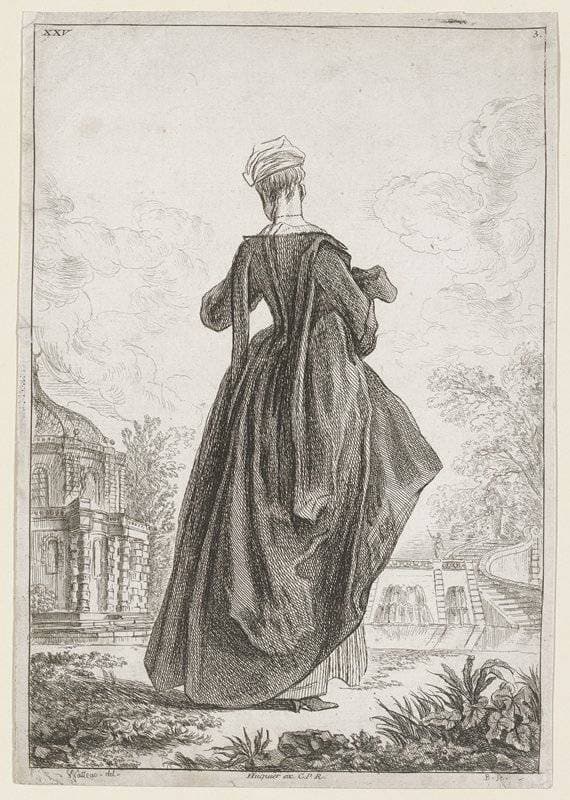Costume Plate XXV — Jean-Antoine Watteau