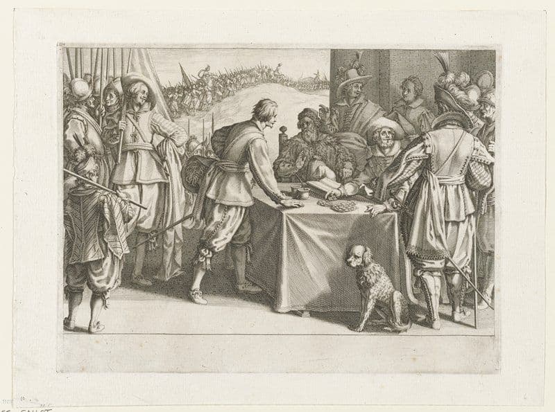 Plate 6 from the Life of Ferdinand I de Medicis — Jacques Callot