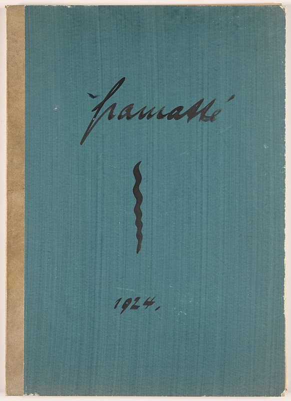Portfolio case for Das Gesicht (The Face) — Walter Gramatté