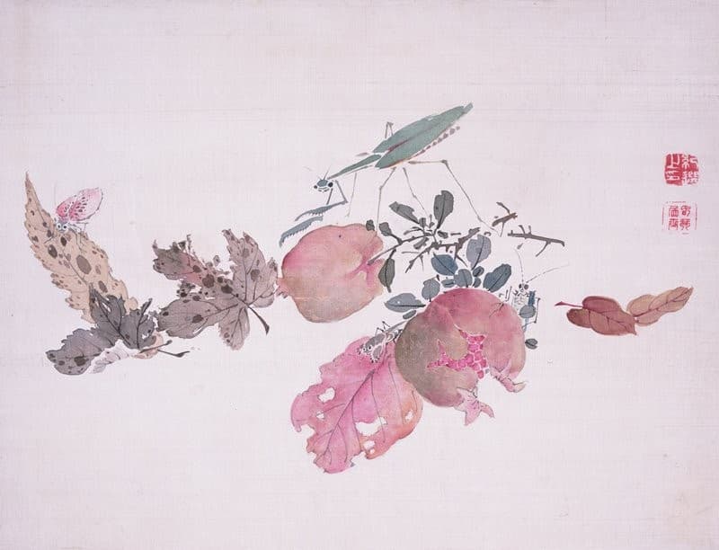 Pomegranate and Insects — Urakami Shunkin