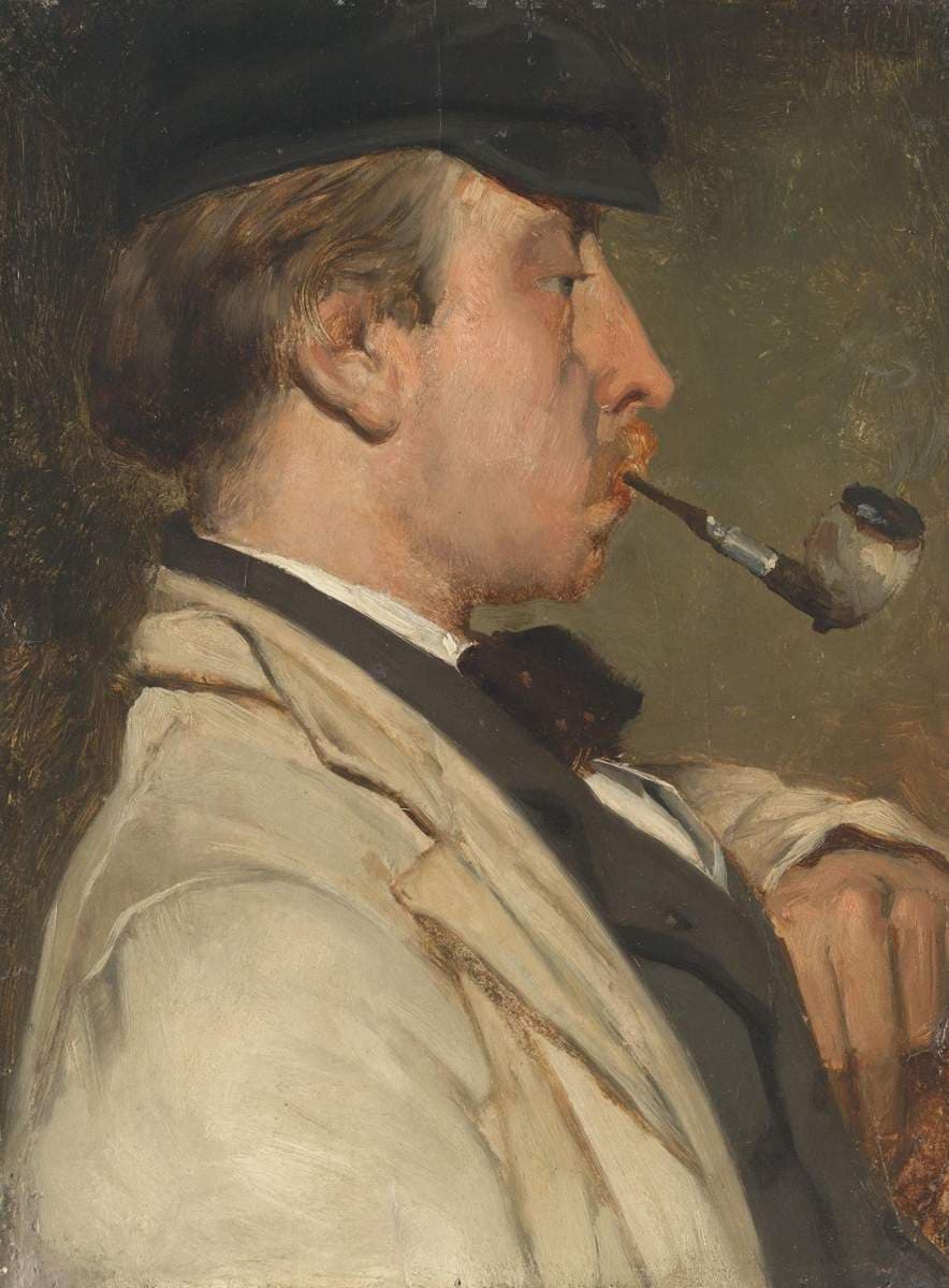 Portrait of Ludwig Casimir ('Louis') Sierig (1834-1919), Painter — Matthijs Maris