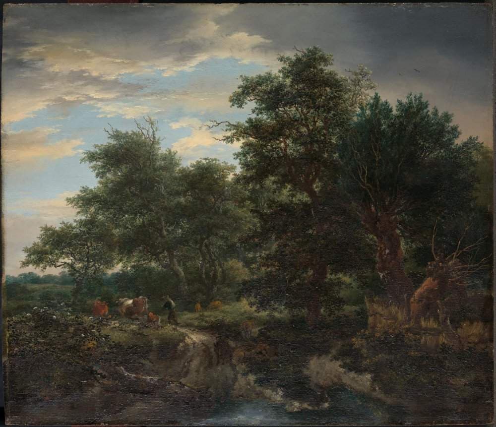 Bosgezicht — Jacob van Ruisdael