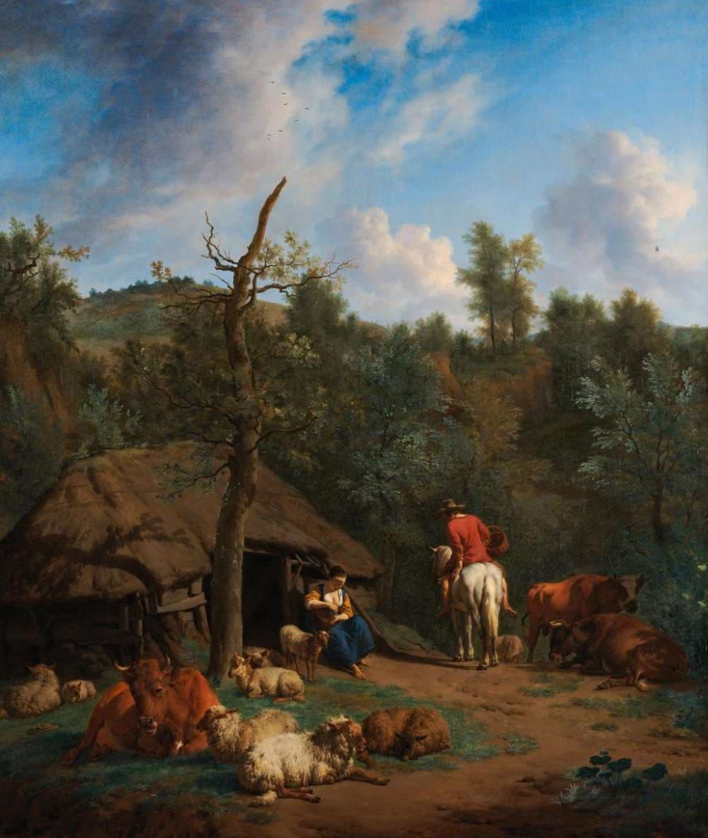 De hut — Adriaen van de Velde