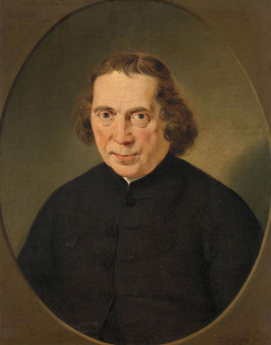 Portrait of Jan Nieuwenhuyzen — Adriaan de Lelie