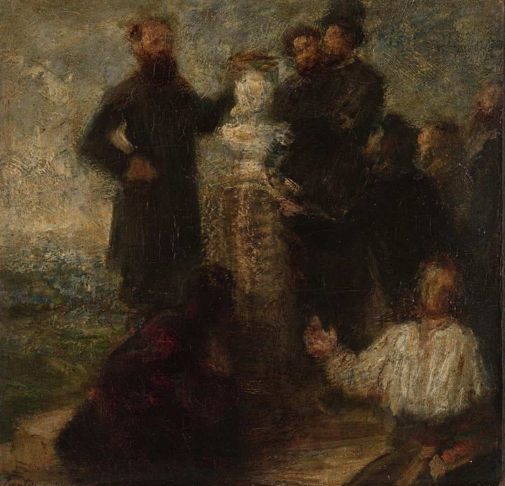 Esquisse pour l'Hommage à Delacroix — Henri Fantin-Latour