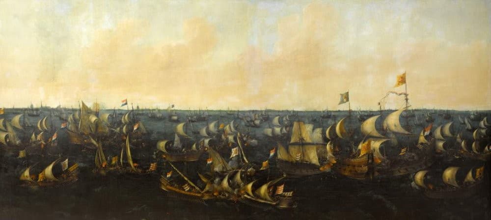 The Battle of the Zuider Zee, 6 October 1573 — Abraham de Verwer