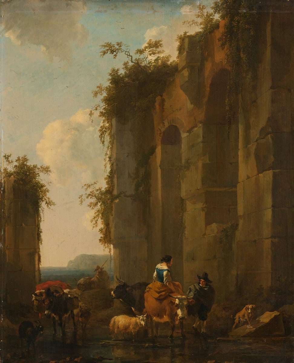 Ruins in Italy — Nicolaes Pieterszoon Berchem