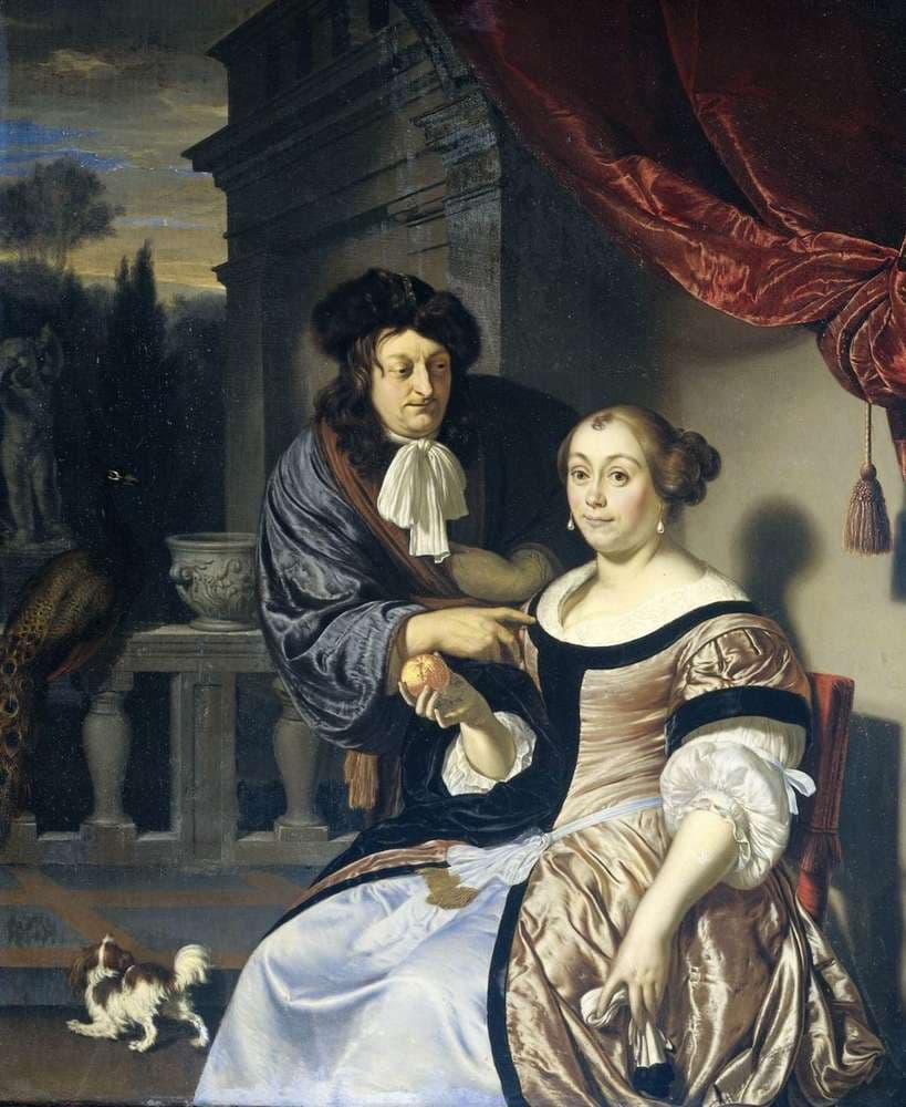 A Man and a Woman — Frans van Mieris the Elder