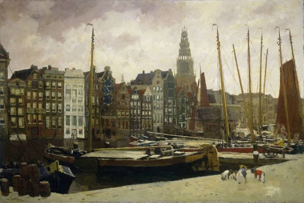 Het Damrak in Amsterdam — George Hendrik Breitner
