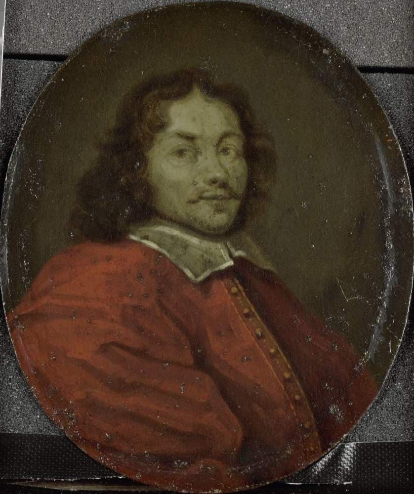 Portrait of Matthijs Gansneb, called Tengnagel, Poet in Amsterdam — Arnoud van Halen
