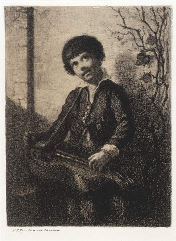 Hurdy-Gurdy Boy — William Morris Hunt