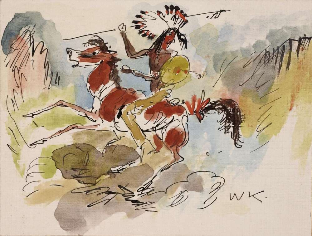 Indian on Horseback — Walt Kuhn
