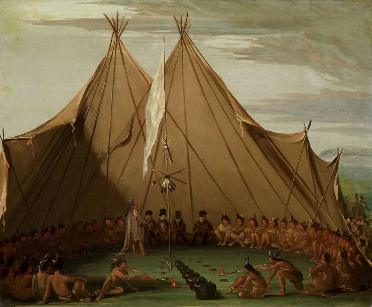 Sioux Dog Feast — George Catlin
