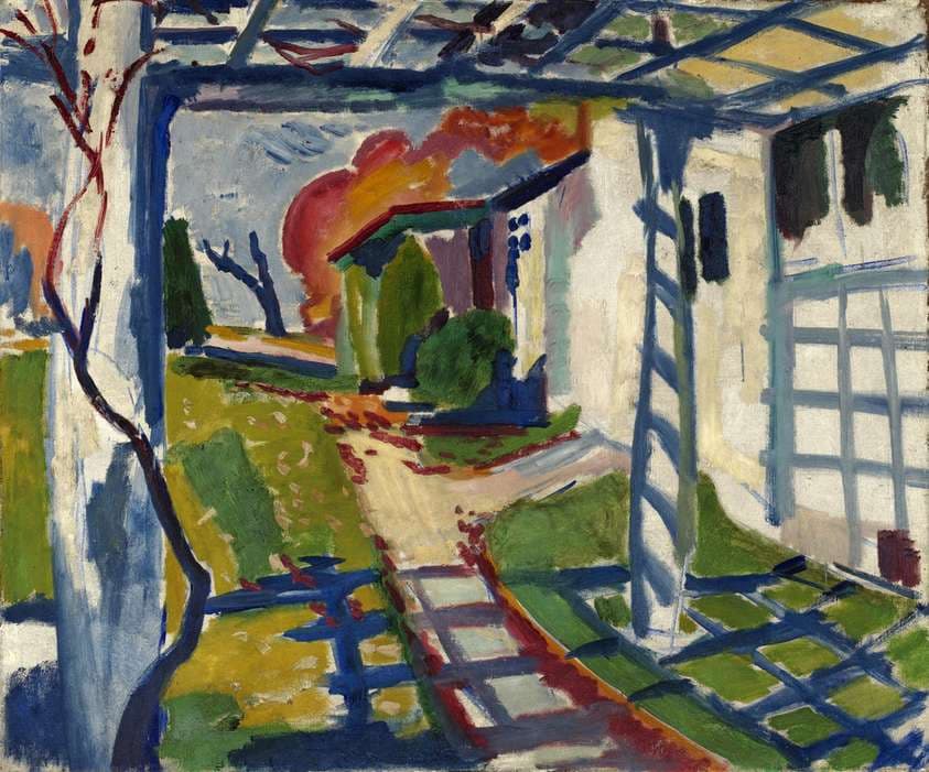 Grape Arbor — H. Lyman Saÿen
