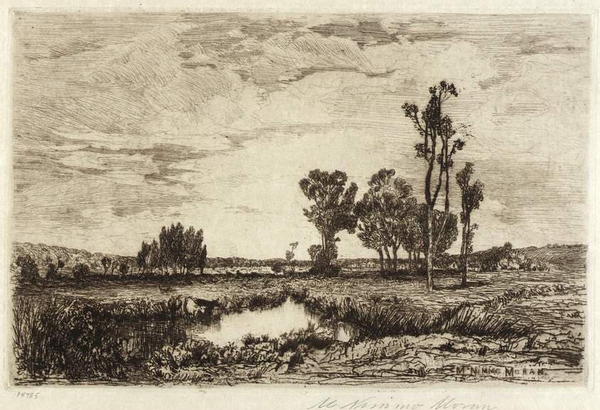 Cattle in a Pond — Mary Nimmo Moran