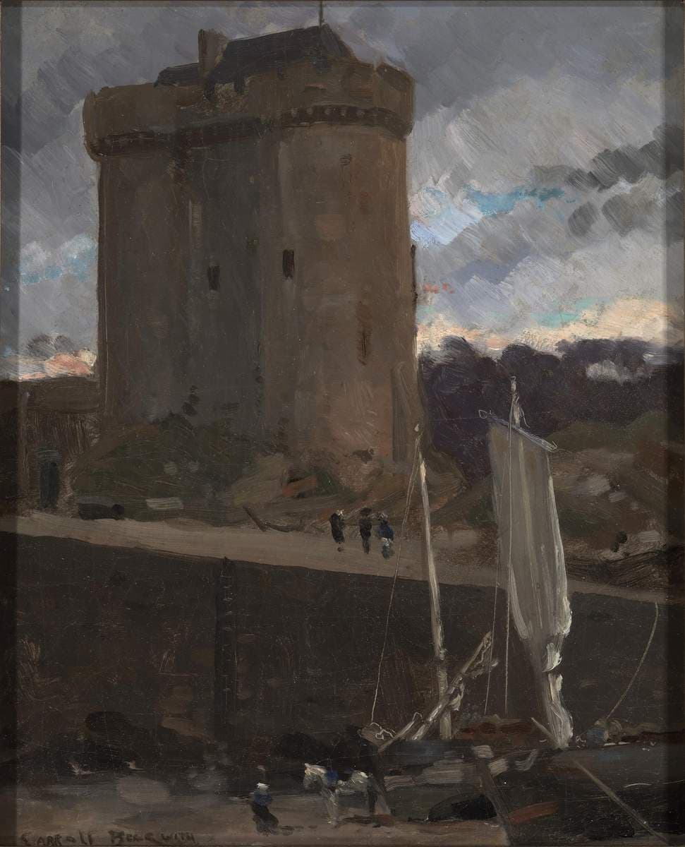 La Tour de Solidor at St. Severin, Normandy — Carroll Beckwith