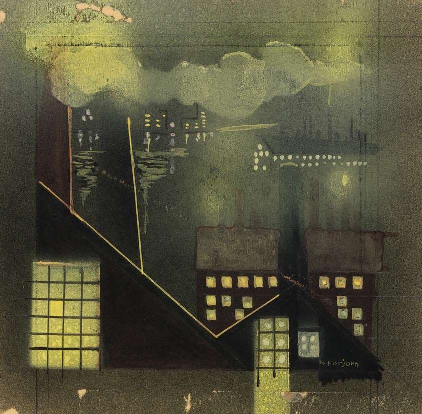 Industry at Night — Horatio C. Forjohn