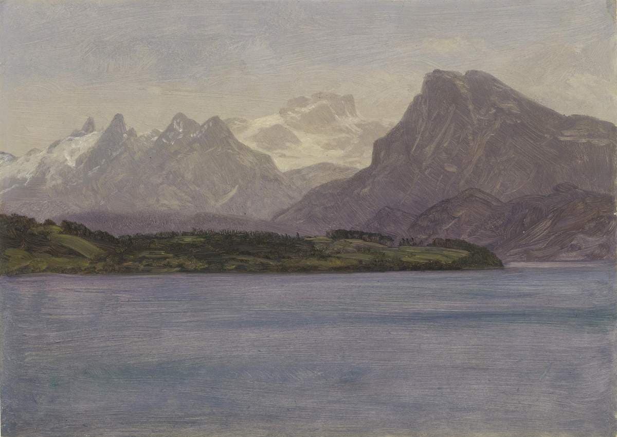Alaskan Coast Range — Albert Bierstadt