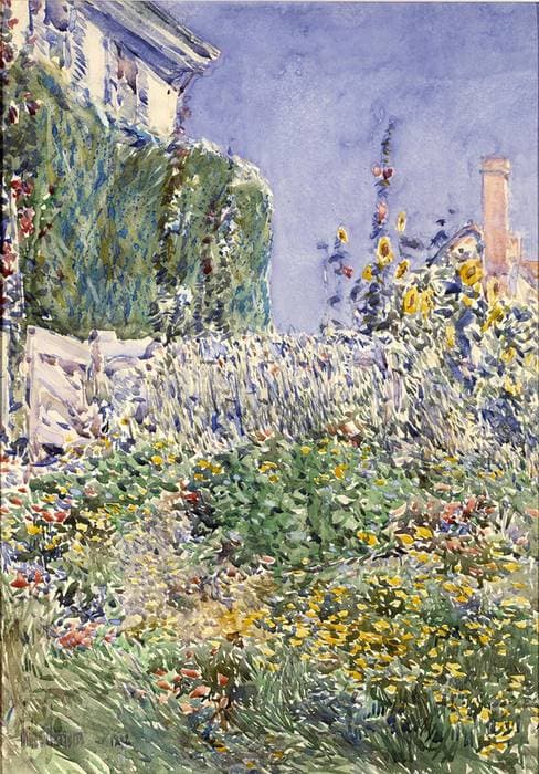 Thaxter's Garden — Childe Hassam