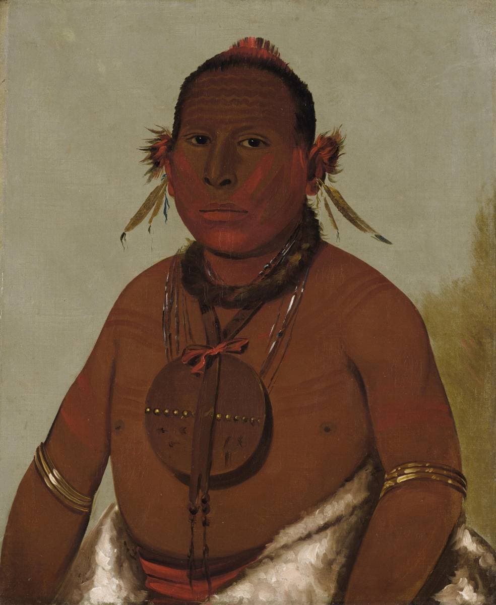 Wa-sáw-me-saw, Roaring Thunder, Youngest Son of Black Hawk — George Catlin