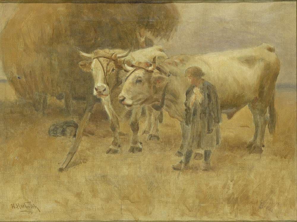 Sketch for The Harvesters — Herman Hartwich