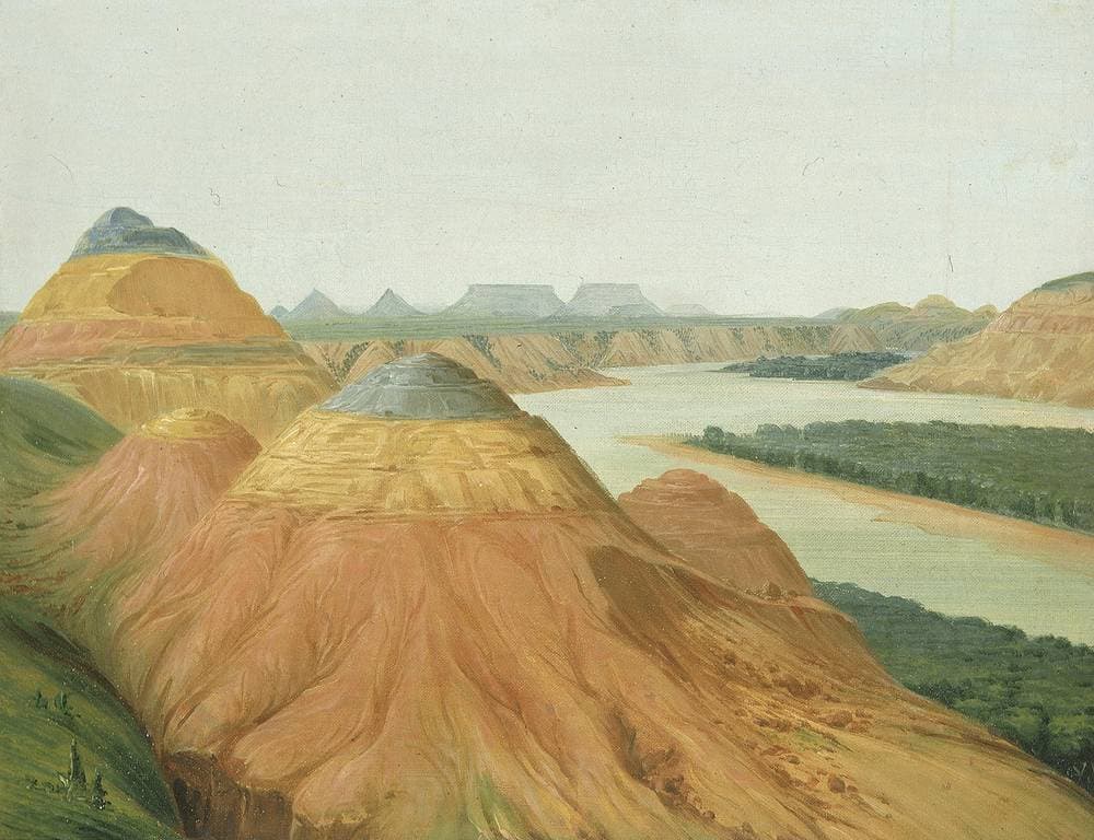 View in the Big Bend of the Upper Missouri — George Catlin