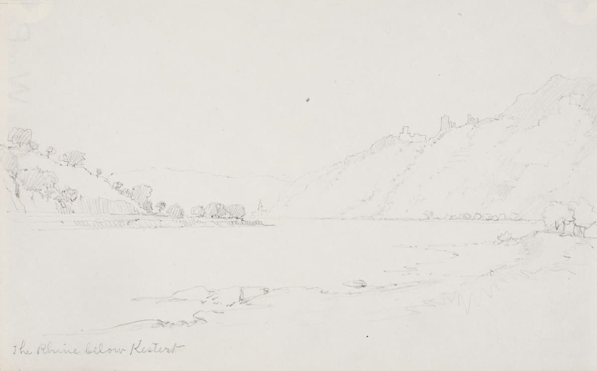 The Rhine below Kestert — George Elbert Burr