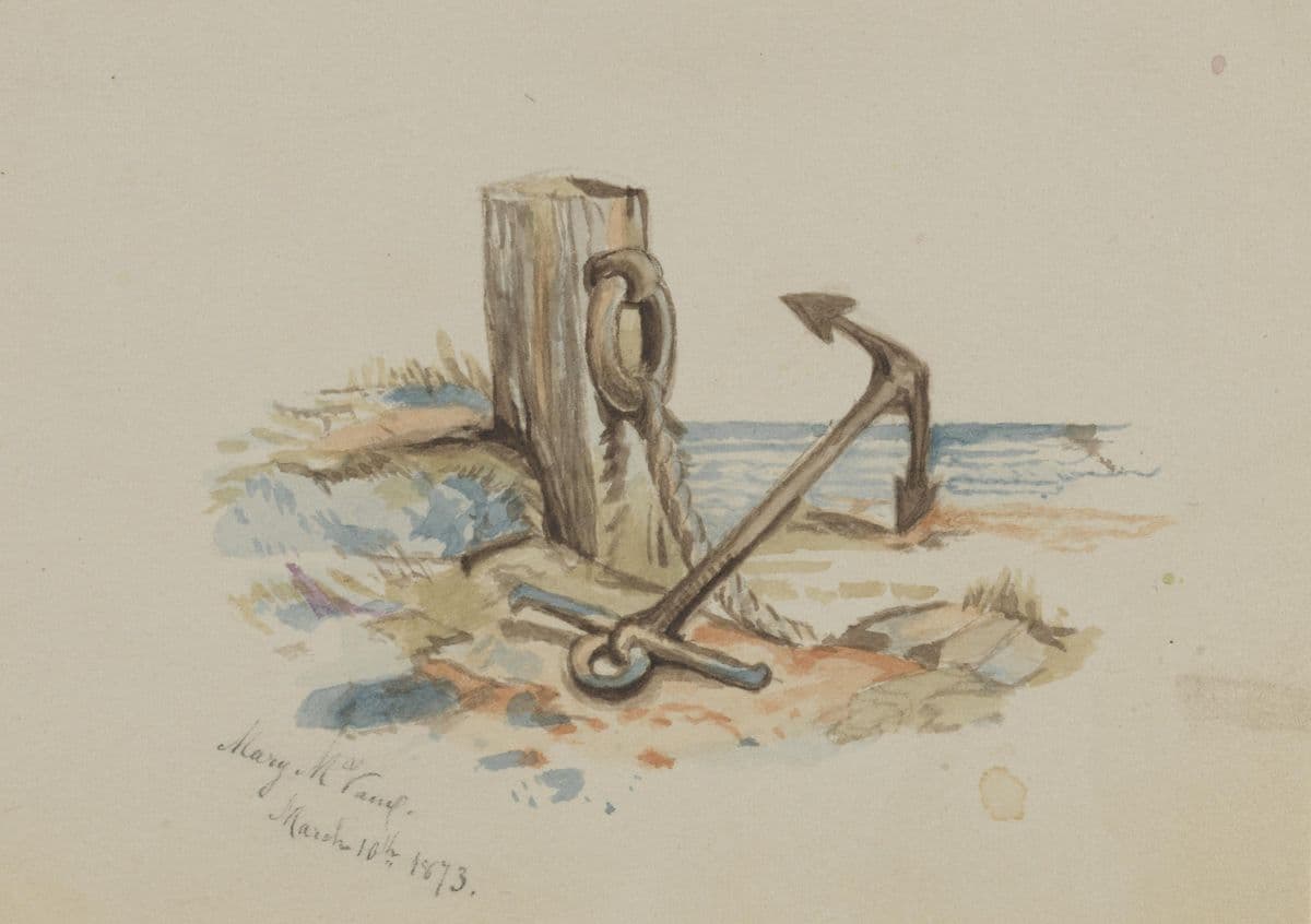 Untitled (Mooring and Anchor) — Mary Vaux Walcott