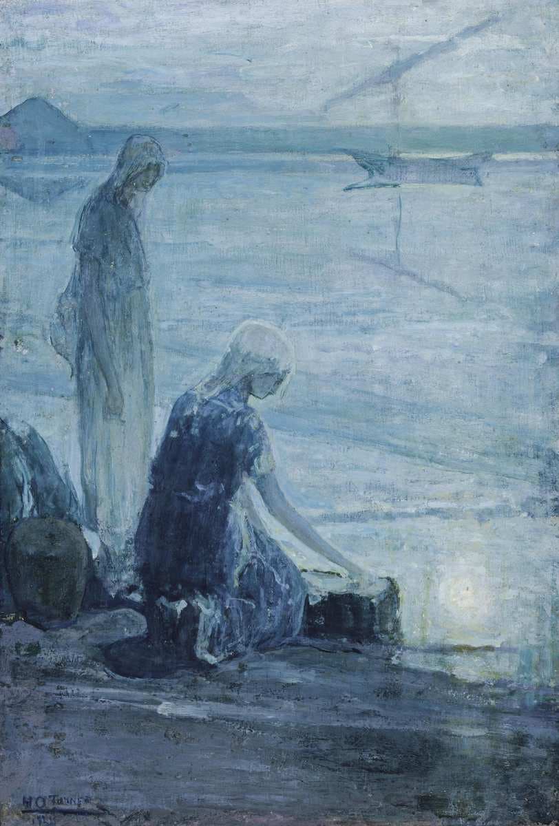 Moses in the Bullrushes — Henry Ossawa Tanner