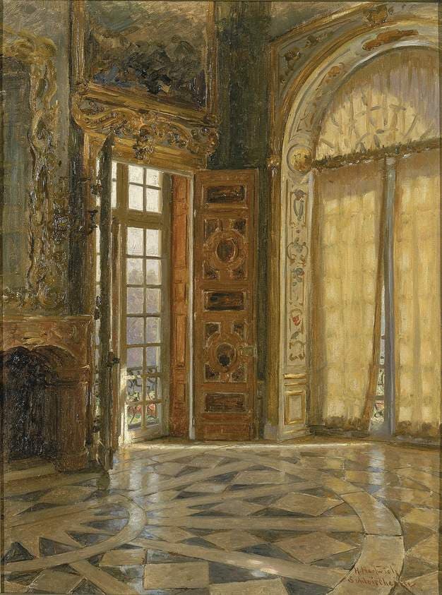 Vestibule Corner ''Schleissheim," Prince Regent Luitpold's Palace — Herman Hartwich