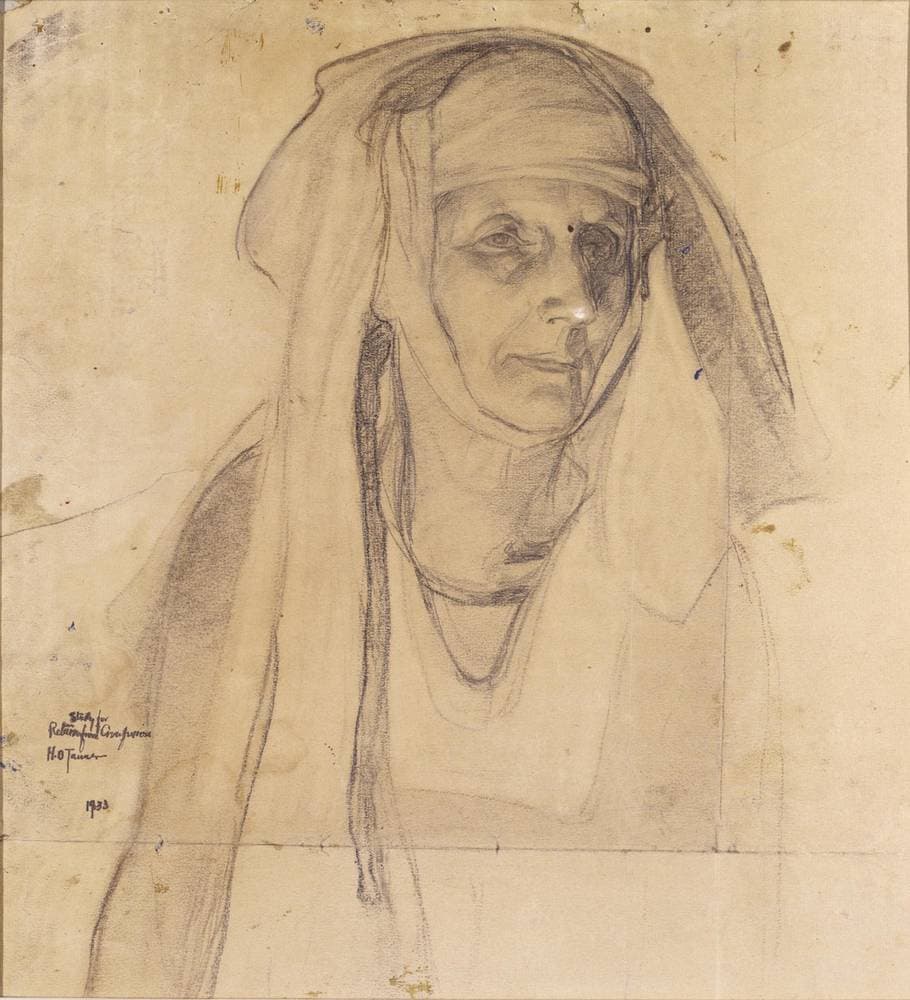 Study for Mary, Return from the Crucifixion — Henry Ossawa Tanner
