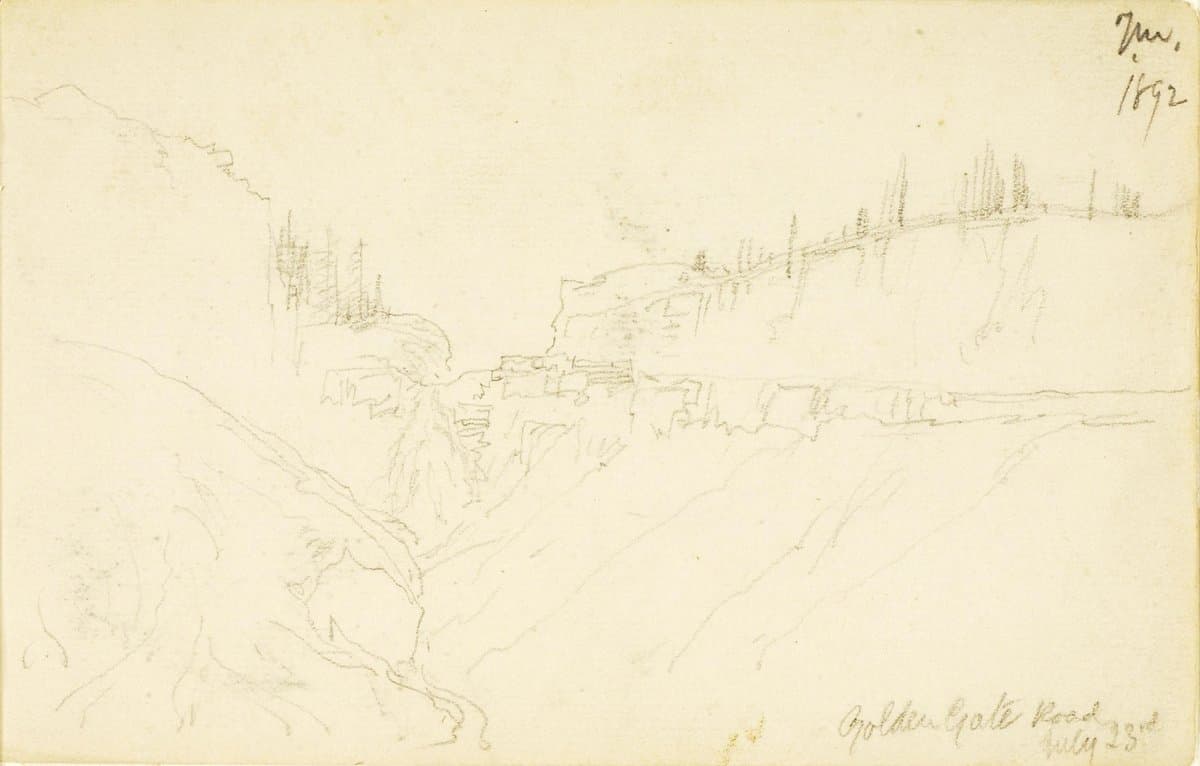 Golden Gate Road — Thomas Moran