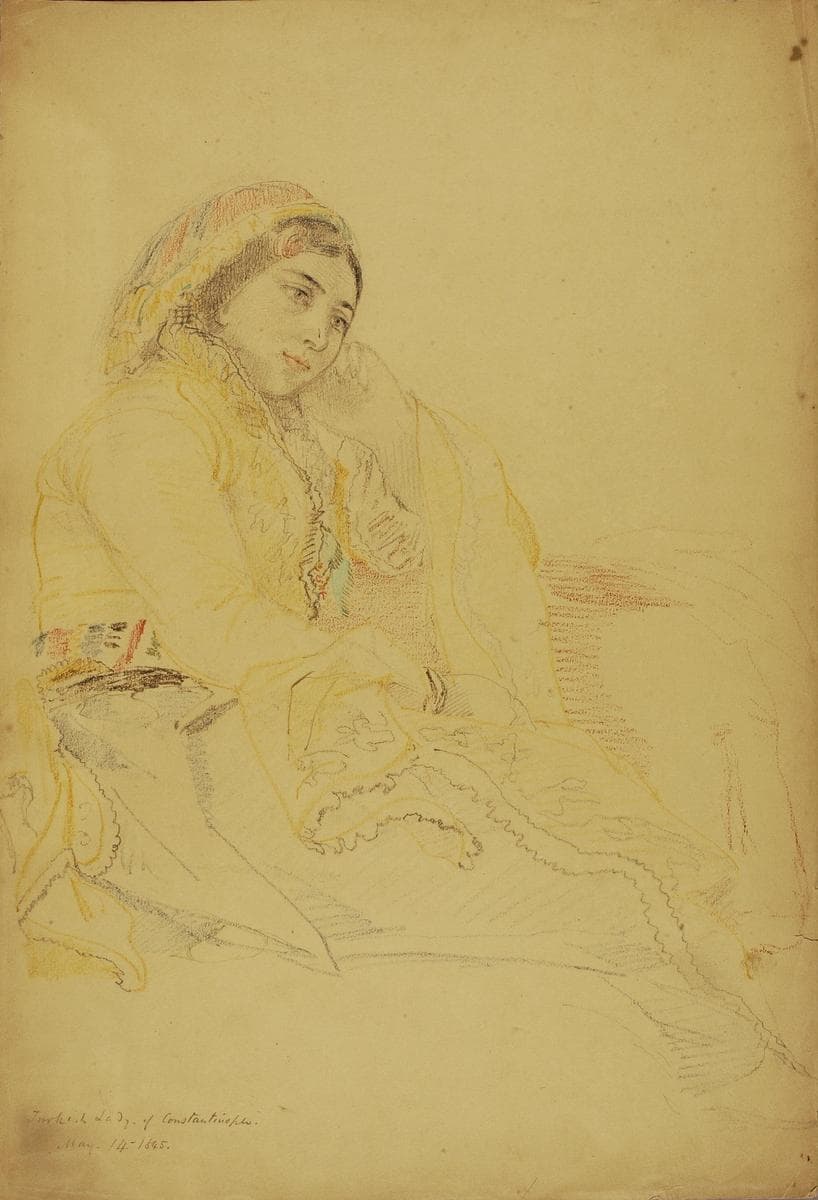 Turkish Lady of Constantinople — Miner Kilbourne Kellogg