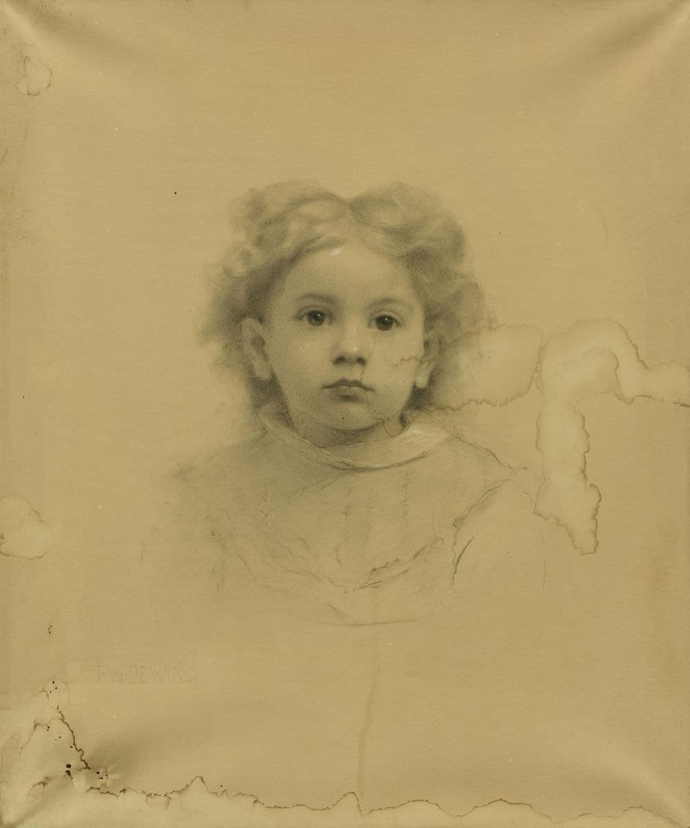 Portrait of Ethel D. Puffer — Thomas Wilmer Dewing