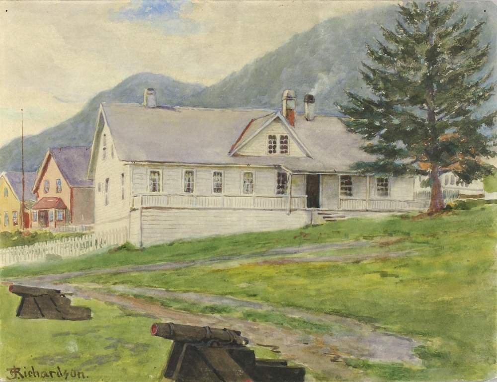 Former Governor's House, Sitka, 1905 — Theodore J. Richardson