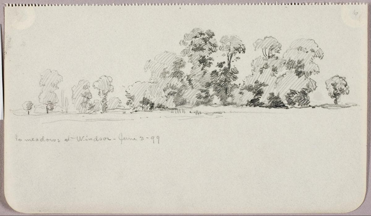 In the Meadows at Windsor — George Elbert Burr