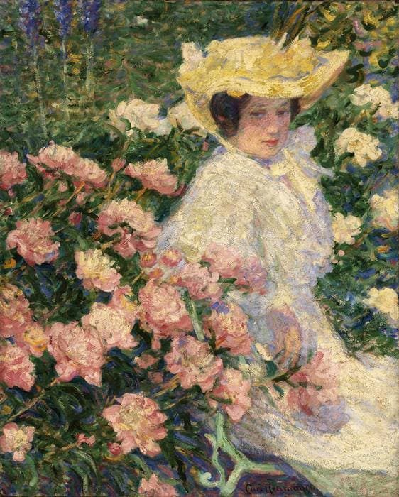Portrait of the Artist's Wife, Helene — Carl Newman