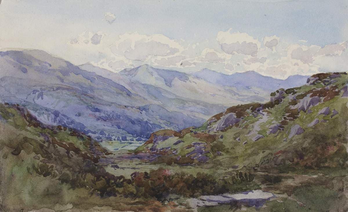 From above Pont-y-Pant — George Elbert Burr