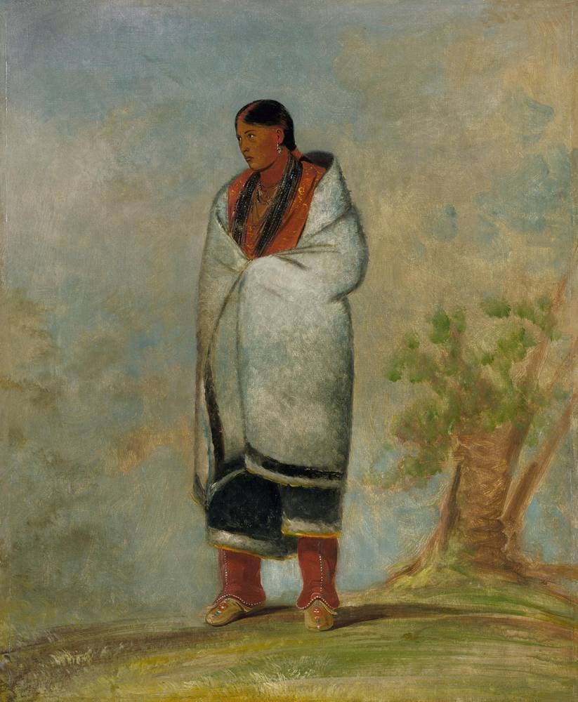 Wa-quóth-e-qua, The Buck's Wife, Wife of the Whale — George Catlin