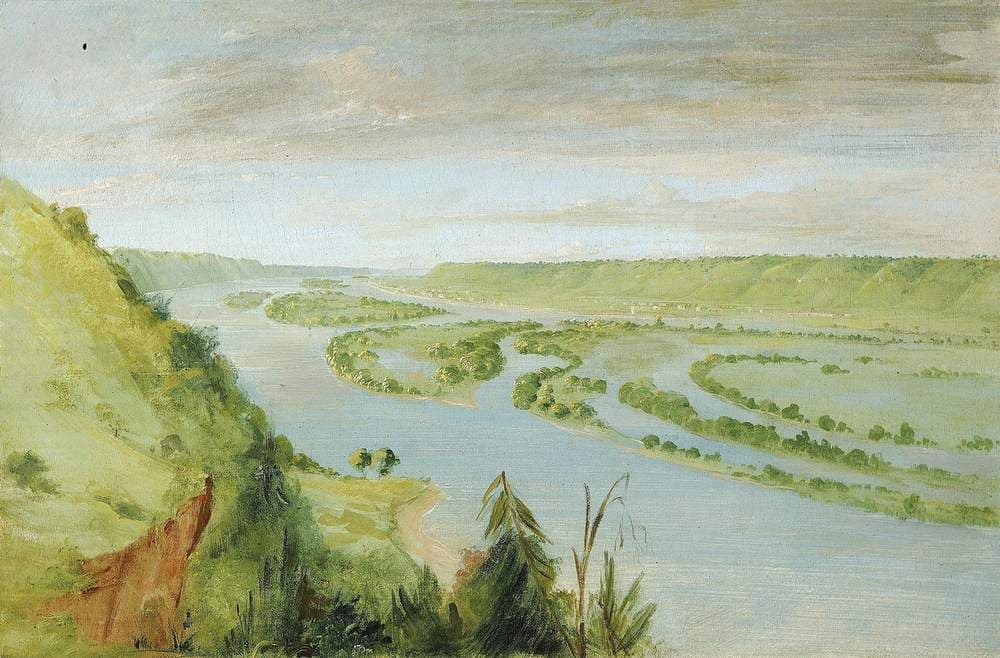 Prairie du Chien, United States Garrison — George Catlin