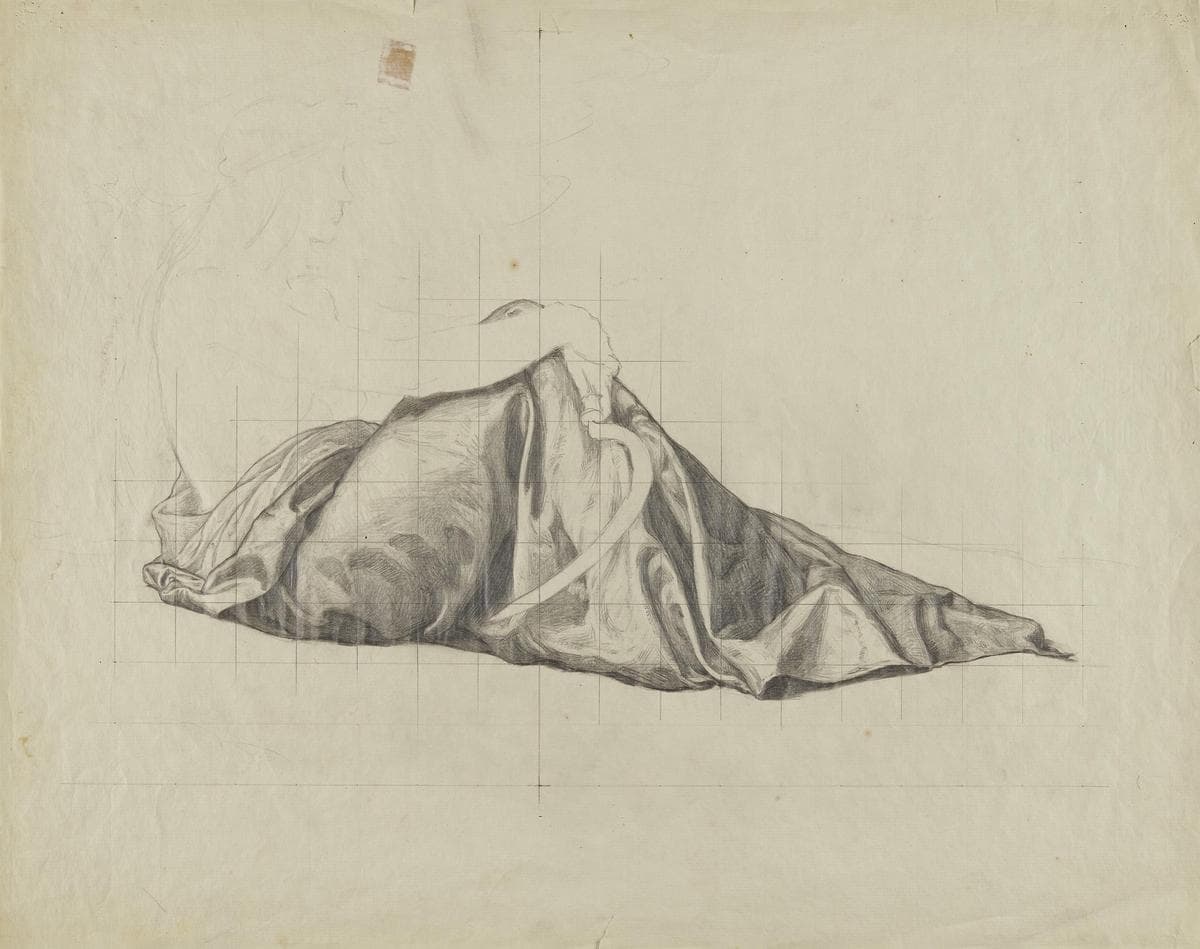 (Iowa State Capitol Rotunda) (Agriculture, study for panel) — Kenyon Cox