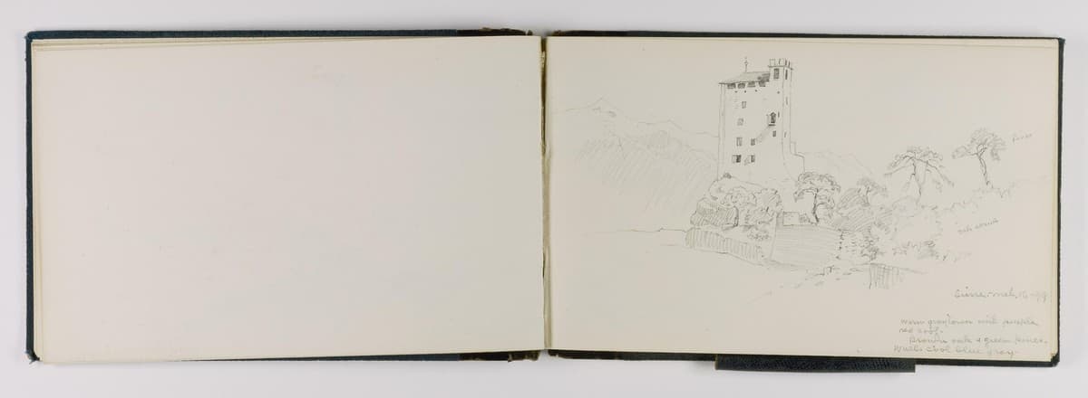 (Sketchbook) Sierre — George Elbert Burr