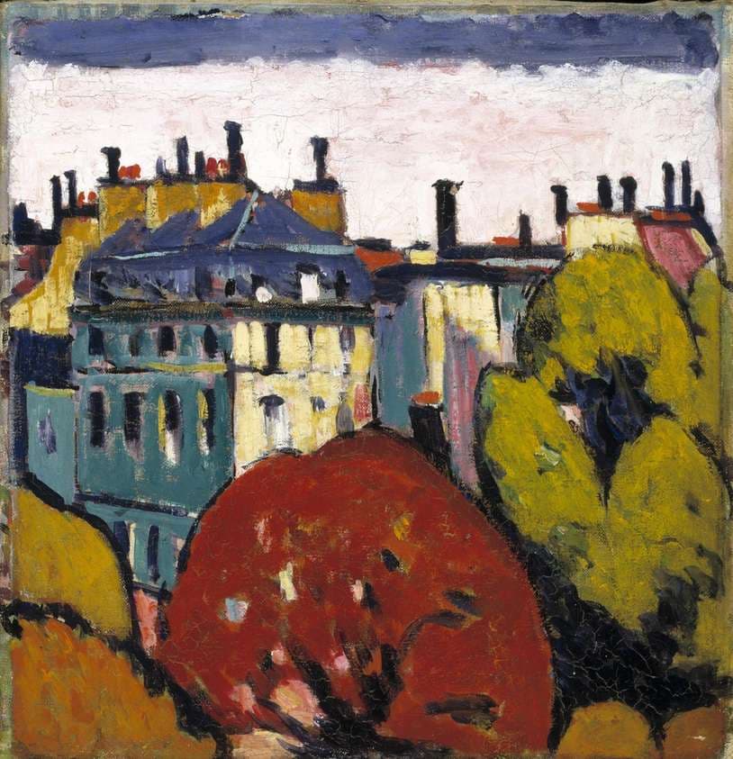 Landscape, Paris — H. Lyman Saÿen