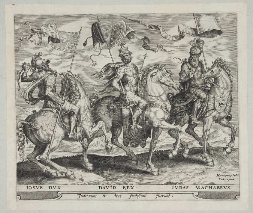 Josva, David og Judas Makkabæus — Harmen Jansz. Muller