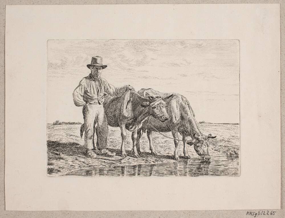 Ved et vandingssted — Madsen, A.P.