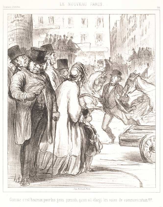 Le nouveau Paris — Honoré Daumier